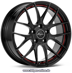 Zeige Details für Breyton Race GTSR matt black roter Ring Bild von Breyton Race GTSR matt black roter Ring