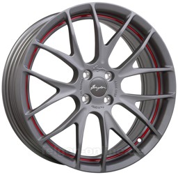 Zeige Details für Breyton Race GTSR Mini matt gun roter Ring Bild von Breyton Race GTSR Mini matt gun roter Ring