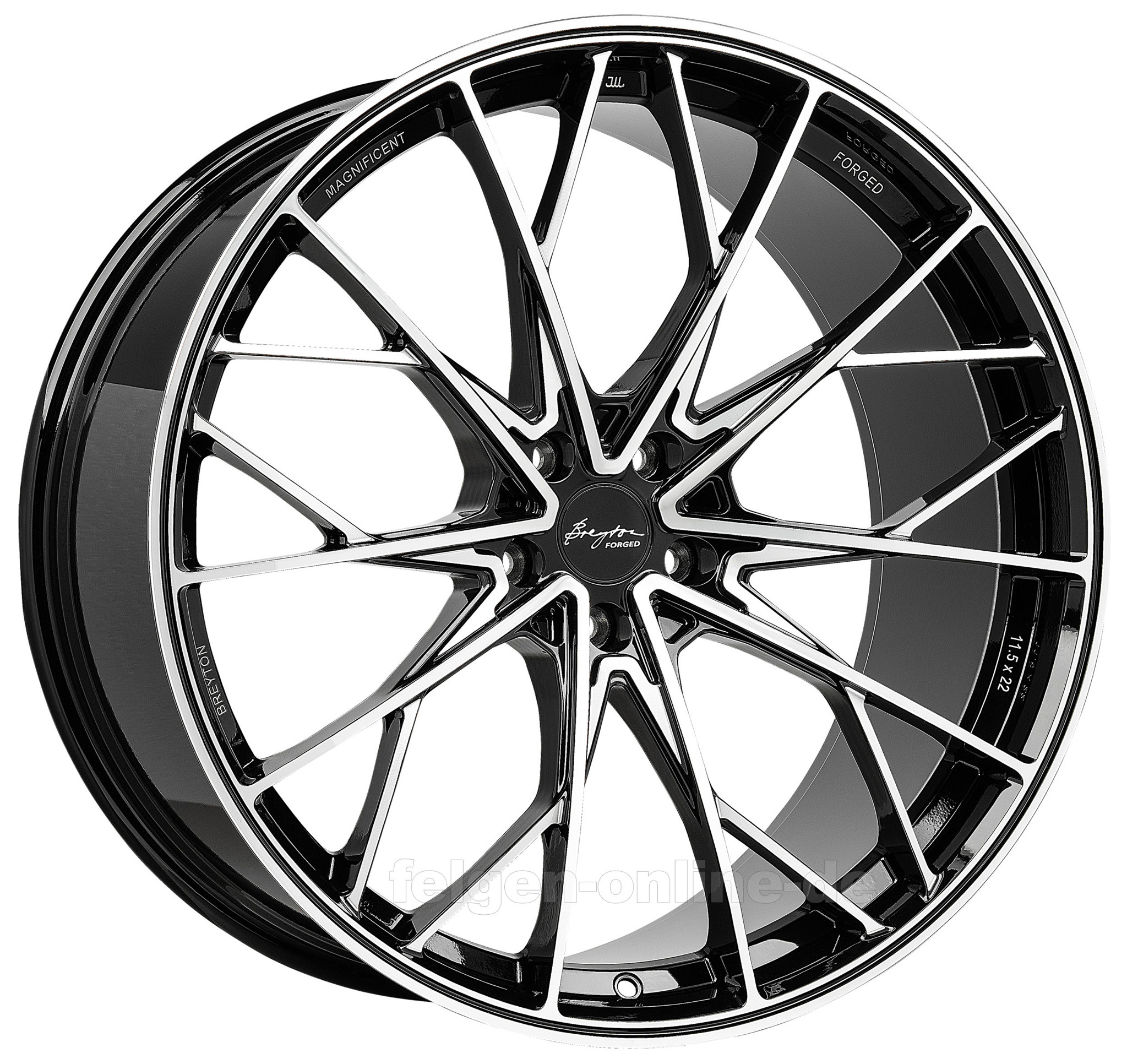 Bild von Breyton Magnificent Forged Glossy Black Face Milling