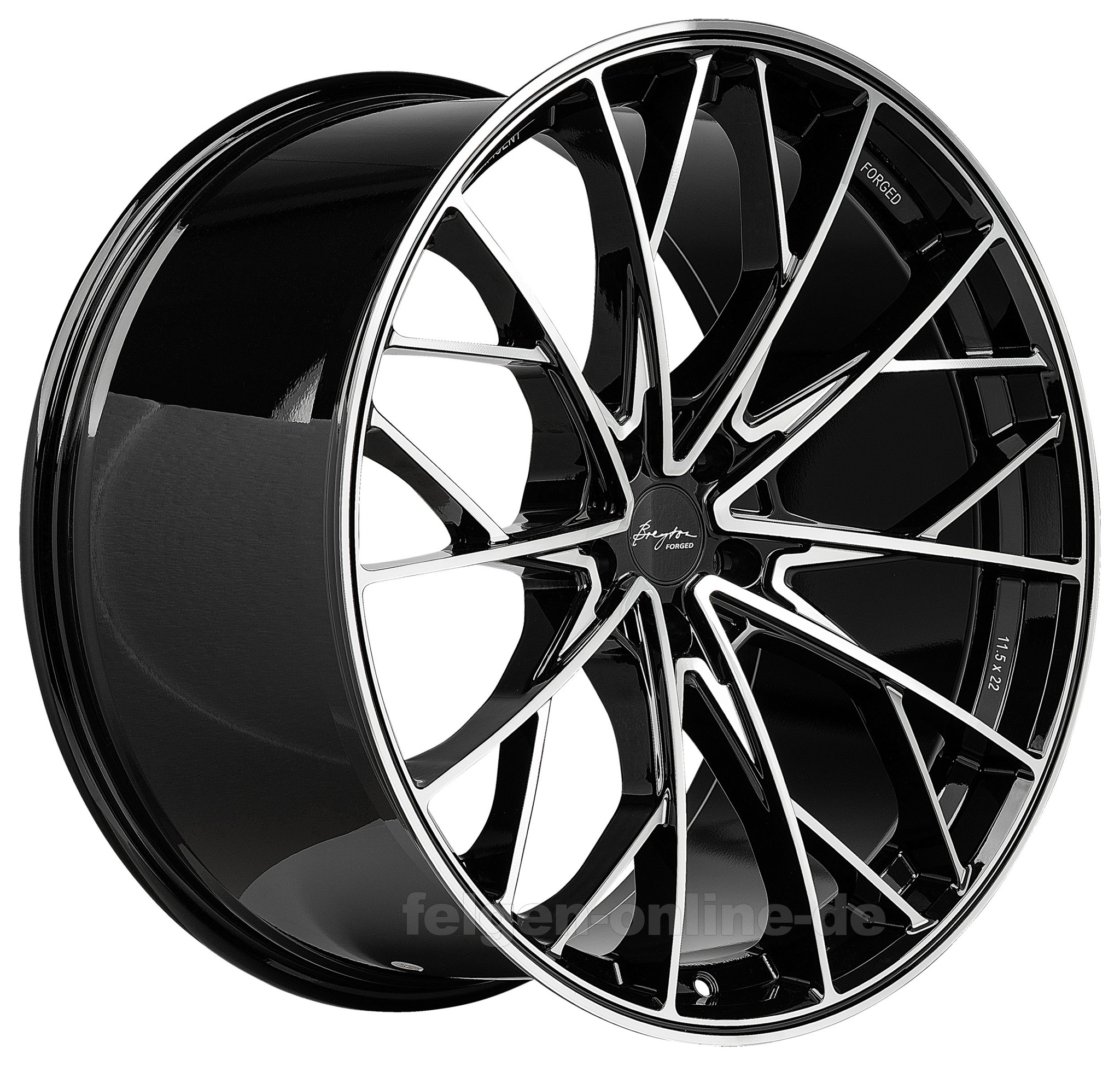 Bild von Breyton Magnificent Forged Glossy Black Face Milling