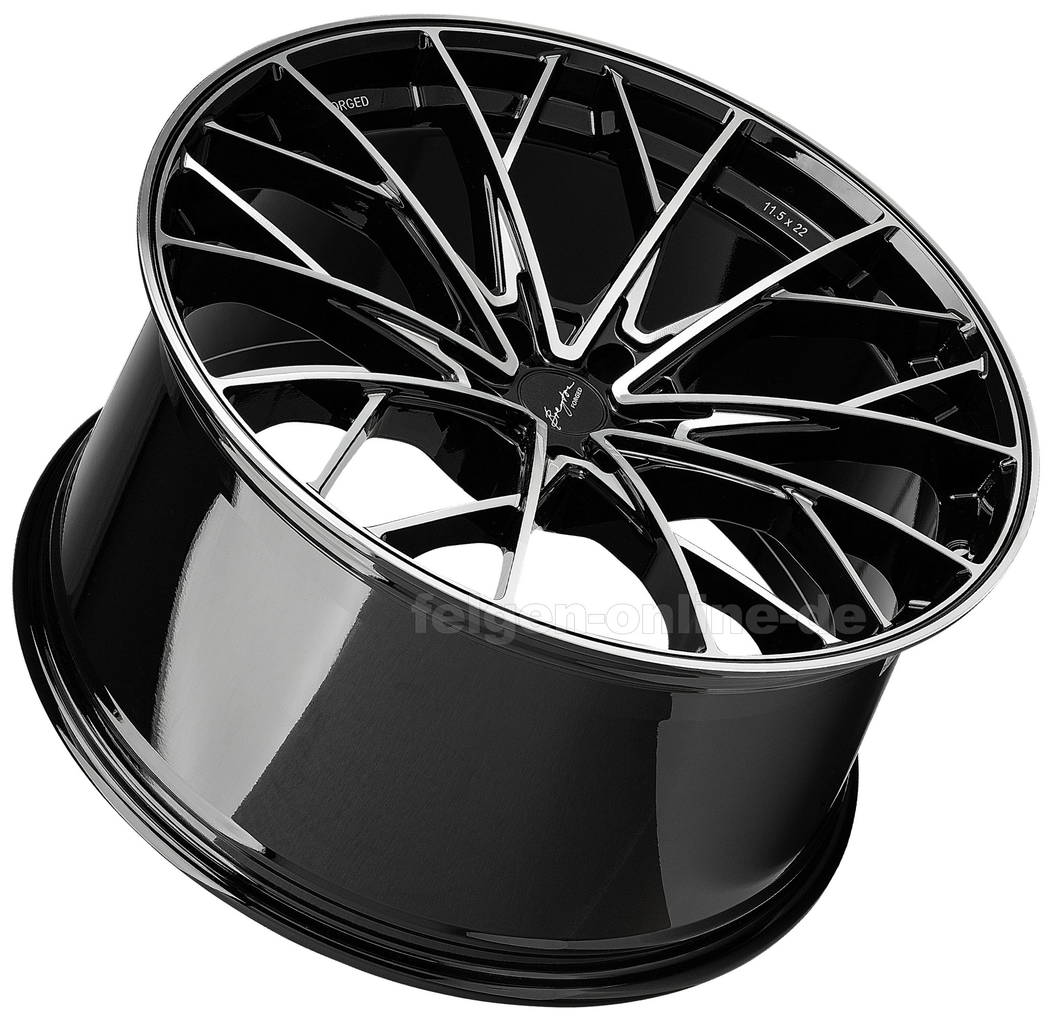 Bild von Breyton Magnificent Forged Glossy Black Face Milling