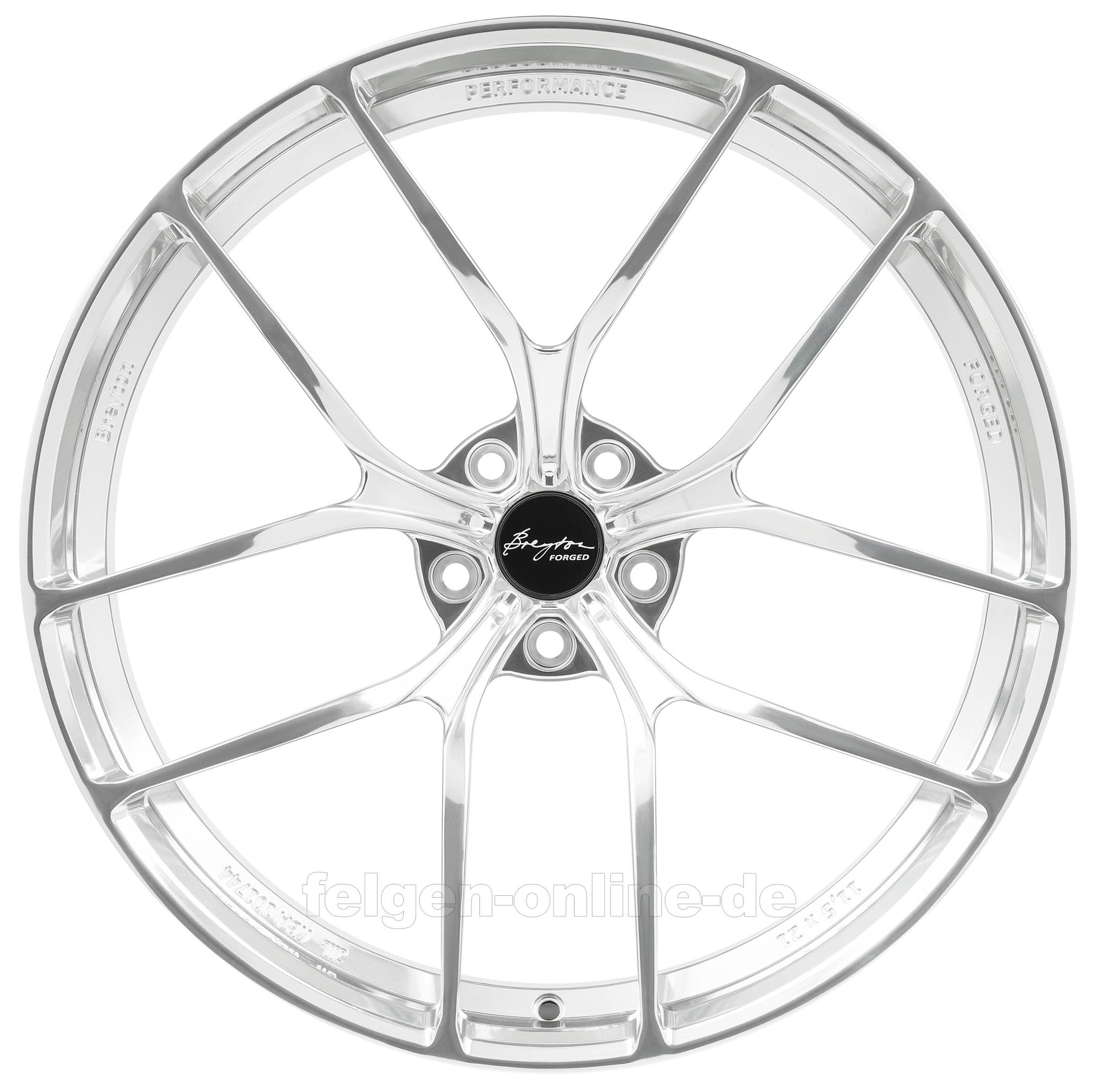Breyton Performance Forged Felge Water Polished, Bild 3