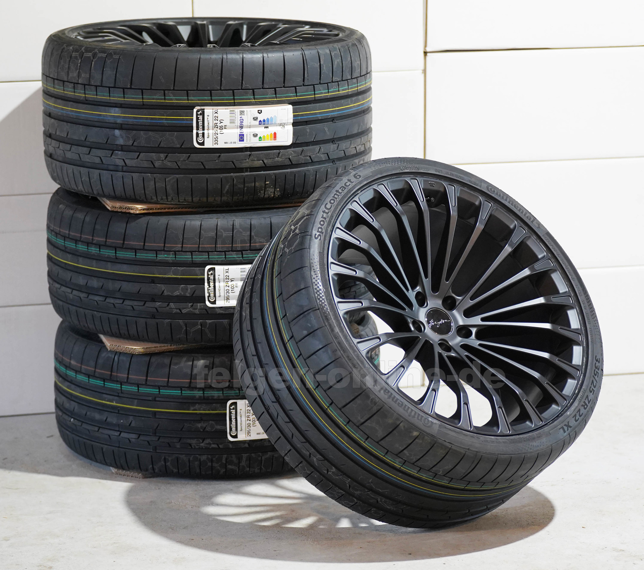 Breyton LS2 matt gun Kompletträder 22 Zoll BMW X5 F15 X6 F16